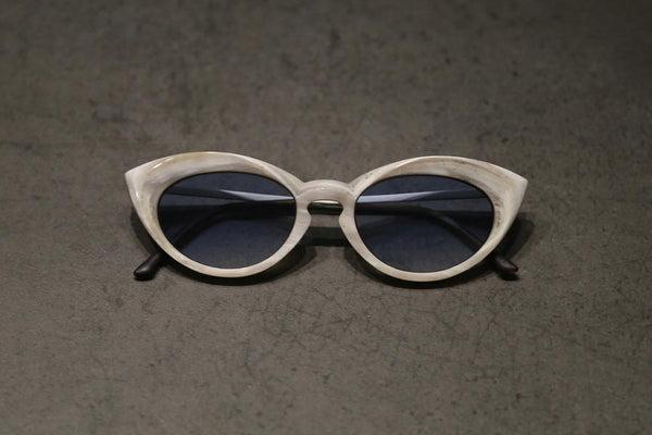 Rigards natural buffalo horn wire-cut high-level handmade glasses RG0106 marble frame blue chip